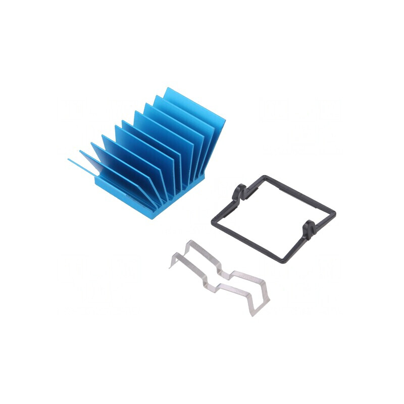 Radiator extrudat cu aripioare BGA albastru 25x25mm | Electronic-mag.ro | Componente Electronice Radiator extrudat cu aripioare BGA albastru 25x25mm | Electronic-mag.ro | Componente Electronice