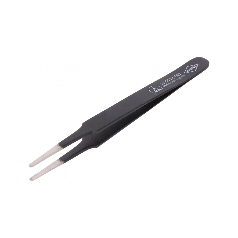 Pensetă Precizie 120mm Vârf Îngustat ESD | Electronic-mag.ro | Componente Electronice