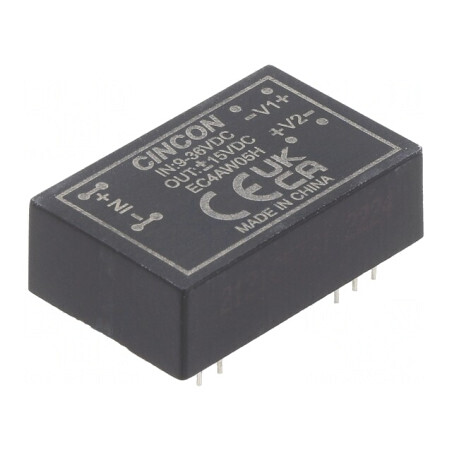 Convertor DC/DC 3,3/6W 9-36V la 15V/-15V | Electronic-mag.ro | Componente Electronice