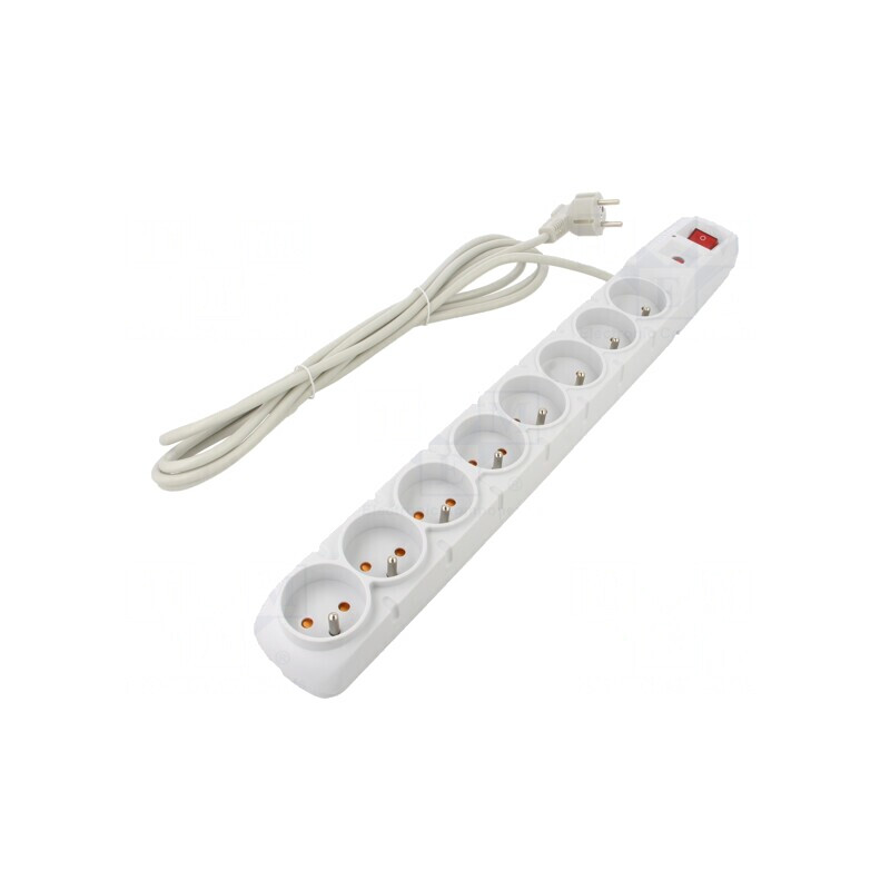 Prelungitor 8 prize 3m protecție supratensiune gri | Electronic-mag.ro | Componente Electronice Prelungitor 8 prize 3m protecție supratensiune gri | Electronic-mag.ro | Componente Electronice
