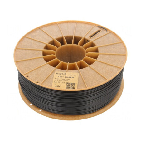 Filament ABS 1,75mm Negru 1kg | Electronic-mag.ro | Componente Electronice