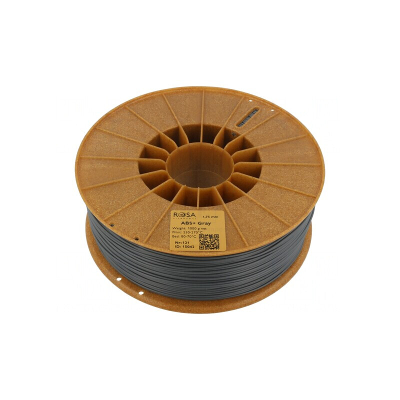 Filament ABS Gri 1.75mm 1kg | Electronic-mag.ro | Componente Electronice