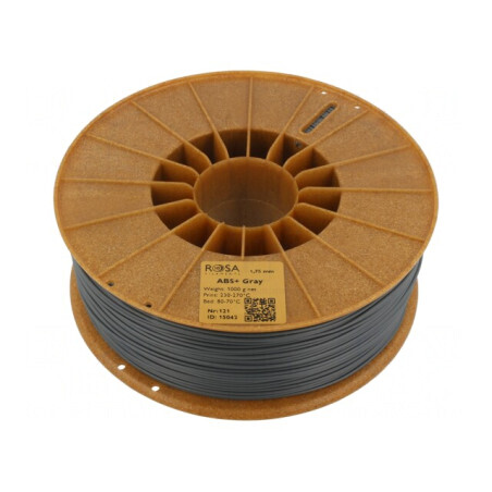 Filament ABS Gri 1.75mm 1kg | Electronic-mag.ro | Componente Electronice