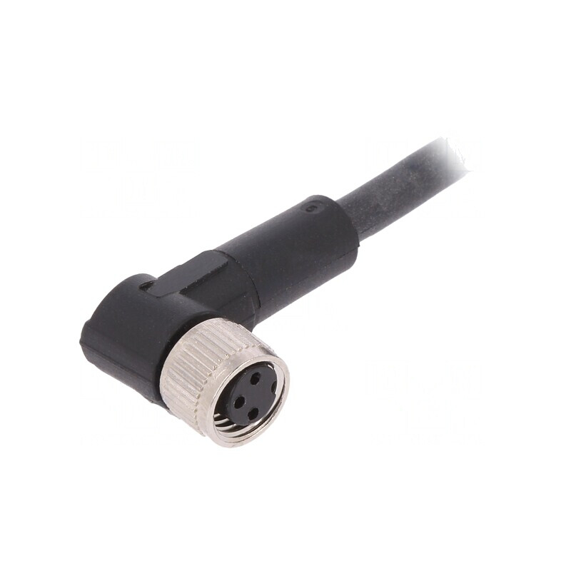 Cablu M8 3 Pini Unghi 10m 60VAC 4A PUR | Electronic-mag.ro | Componente Electronice