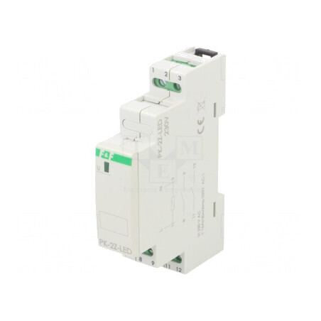 Releu pentru Instalații de Impulsuri 230VAC IP20 PK-2Z-LED | Electronic-mag.ro | Componente Electronice