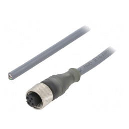 Cablu Conectare M12 5m 5-Pin 63VAC 2.2A PUR | Electronic-mag.ro | Componente Electronice