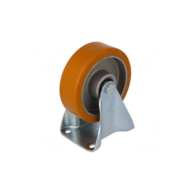 Roată de transport rigidă 125mm 250kg | Electronic-mag.ro | Componente Electronice