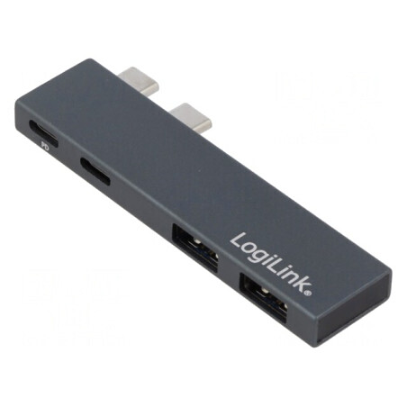 Stație de andocare Thunderbolt 3 USB Aluminiu | Electronic-mag.ro | Componente Electronice