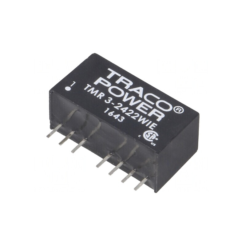 Convertor DC/DC 3W 9-36V la 12V/-12V SIP8 | Electronic-mag.ro | Componente Electronice