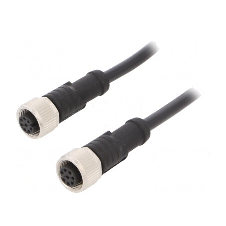 Cablu senzori și automatizări M12 8 pini 1m | Electronic-mag.ro | Componente Electronice