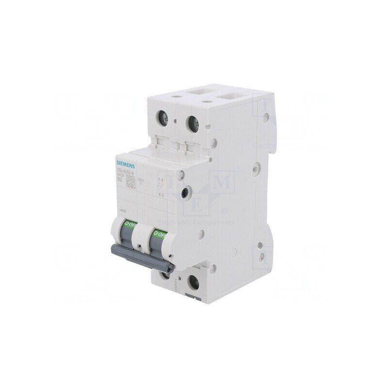 Întrerupător de Supracurent 2A 2P 10kA 230/400V | Electronic-mag.ro | Componente Electronice