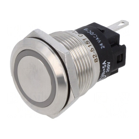 Lampă LED Control Roșu/Verde 24V Ø19mm | Electronic-mag.ro | Componente Electronice