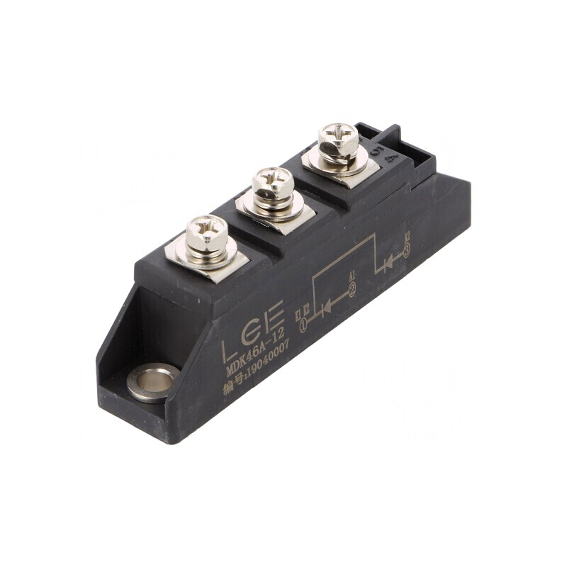 Diodă Dublă 1,2kV 46A Catod Comun MDK46A-12 | Electronic-mag.ro | Componente Electronice