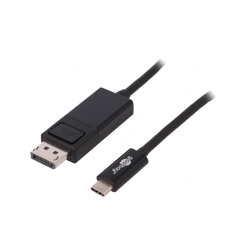 Adaptor DisplayPort la USB C Negru 1.2m | Electronic-mag.ro | Componente Electronice Adaptor DisplayPort la USB C Negru 1.2m | Electronic-mag.ro | Componente Electronice