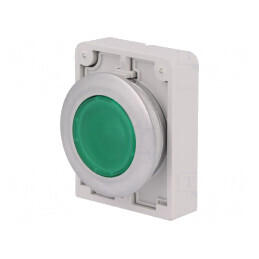 Comutator apăsare 30mm verde IP67 | Electronic-mag.ro | Componente Electronice