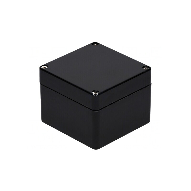 Carcasă Universală Poliester Neagră 120x122x91mm | Electronic-mag.ro | Componente Electronice