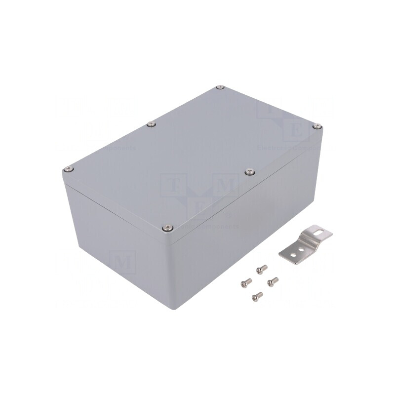 Carcasă universală aluminiu gri IP65 120x188x78mm | Electronic-mag.ro | Componente Electronice Carcasă universală aluminiu gri IP65 120x188x78mm | Electronic-mag.ro | Componente Electronice
