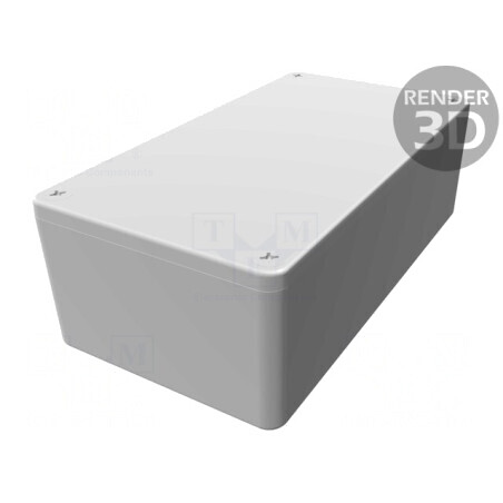Carcasă Universală Aluminiu IP65 66x121x40mm | Electronic-mag.ro | Componente Electronice
