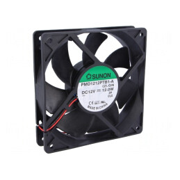 Ventilator DC Axial 12V 120x120x25mm 254,84m3/h 54dBA | Electronic-mag.ro | Componente Electronice