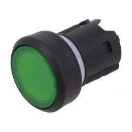 Comutator Apăsare Verde 22mm | Electronic-mag.ro | Componente Electronice