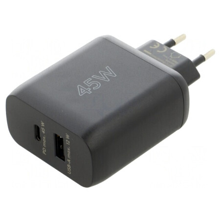 Alimentator Pulsatoriu 5VDC 45W cu Ștecher EU | Electronic-mag.ro | Componente Electronice