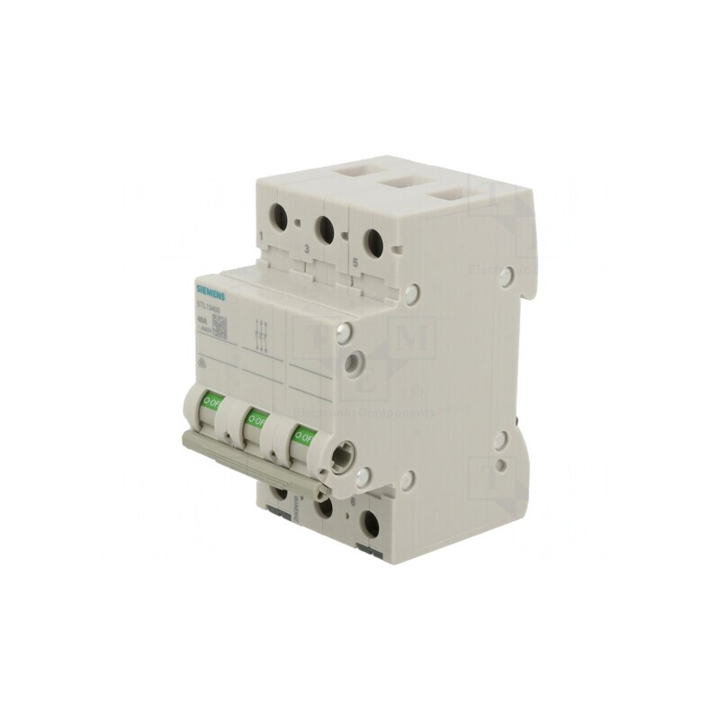 Separator-întrerupător 3P 40A 400V pentru şină DIN | Electronic-mag.ro | Componente Electronice