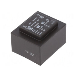 Transformator încapsulat 10VA 230VAC 15V 333mA PCB | Electronic-mag.ro | Componente Electronice