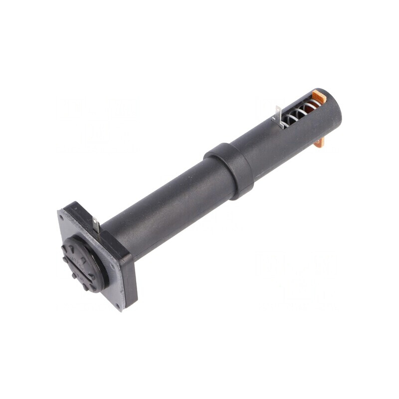 Suport baterii AA R6 cu 2 urechi negru UL94V-0 | Electronic-mag.ro | Componente Electronice