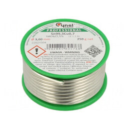 Sârmă de Lipit fără Plumb 3mm 250g | Electronic-mag.ro | Componente Electronice