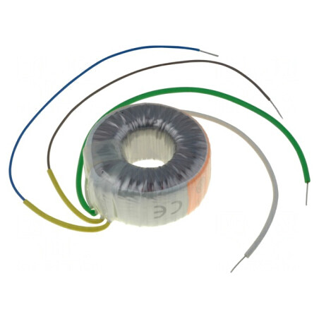 Transformator toroidal 12VA 230V 12V 1A cu cabluri | Electronic-mag.ro | Componente Electronice