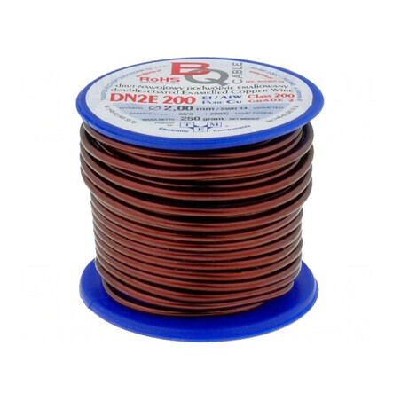 Sârmă dublu emailată 2mm 0,25kg Cu | Electronic-mag.ro | Componente Electronice