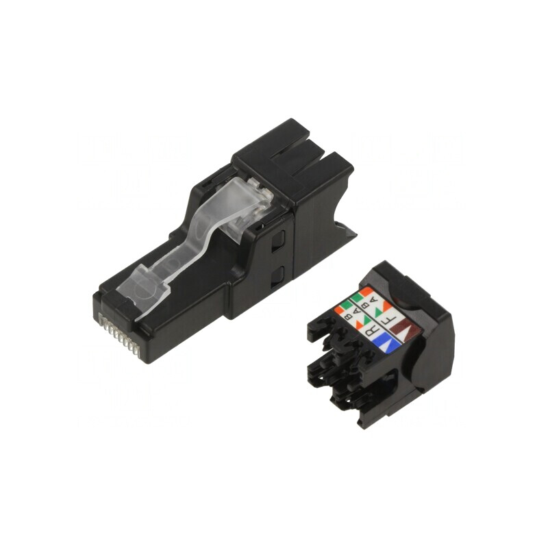Mufă RJ45 Cat 6a 8p8c 26-22AWG | Electronic-mag.ro | Componente Electronice Mufă RJ45 Cat 6a 8p8c 26-22AWG | Electronic-mag.ro | Componente Electronice