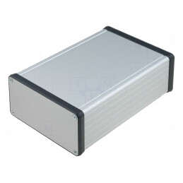 Carcasă aluminiu gri 103x160x53mm | Electronic-mag.ro | Componente Electronice