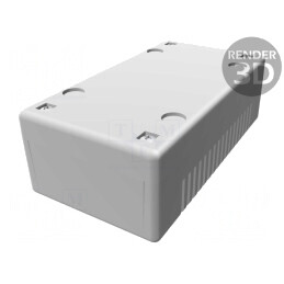 Carcasă Universală Polistiren 65x120x40mm | Electronic-mag.ro | Componente Electronice