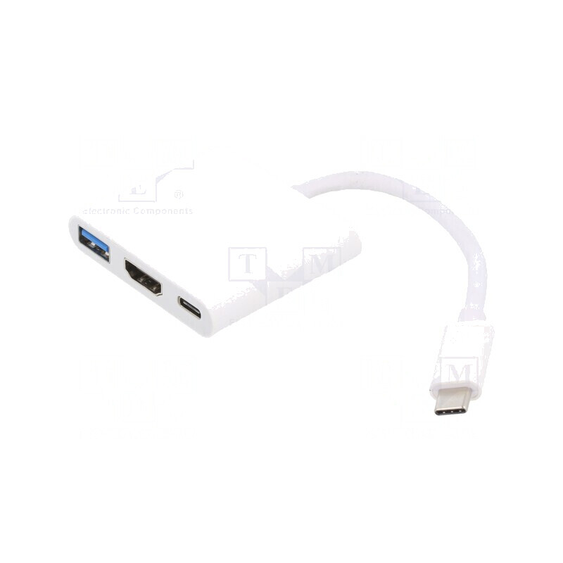 Adaptor USB 3.0/3.1 Nichelat 0,2m Alb-Argintiu | Electronic-mag.ro | Componente Electronice Adaptor USB 3.0/3.1 Nichelat 0,2m Alb-Argintiu | Electronic-mag.ro | Componente Electronice