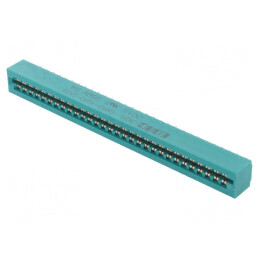 De margine | PIN: 60 | lipire | pentru PCB | aurit | 3,96mm | 305 | 305-060-520-201