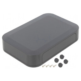 Carcasă ABS Gri Întunecat 175x120x35mm | Electronic-mag.ro | Componente Electronice