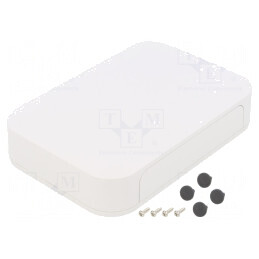 Carcasă ABS Albă IP40 175x120x35mm | Electronic-mag.ro | Componente Electronice