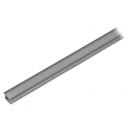 Profil Aluminiu Încastrat LED Argintiu 2m | Electronic-mag.ro | Componente Electronice