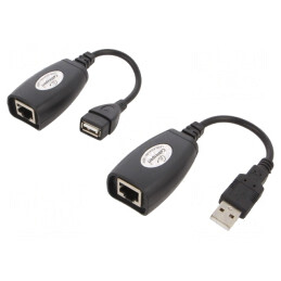 Extender USB 1.1 RJ45 Dual Port | Electronic-mag.ro | Componente Electronice