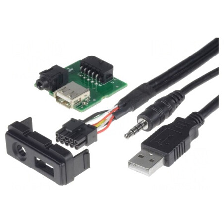 Adaptor USB/AUX Mazda Jack 3,5mm și USB A | Electronic-mag.ro | Componente Electronice