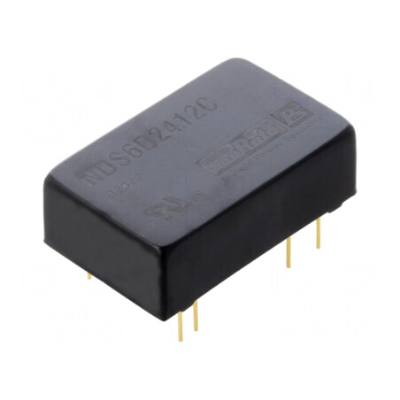 Convertor DC/DC 18-36V la 12V DIP THT NDS6D2412C | Electronic-mag.ro | Componente Electronice