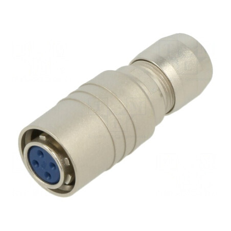 Conector Circular Push-Pull 4 PIN Aurit pentru Lipire | Electronic-mag.ro | Componente Electronice