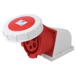 Conector alimentare AC trifazat mamă 32A 400VAC IP67 | Electronic-mag.ro | Componente Electronice