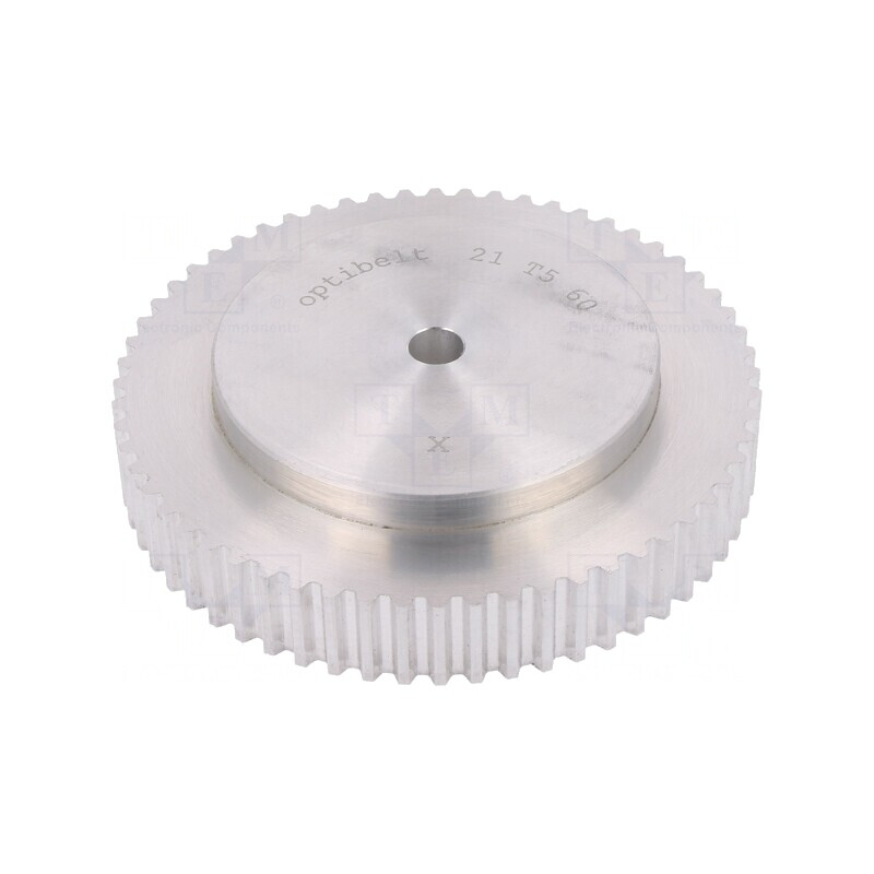 Roată Curea T5 Aluminiu 21T 94.64mm | Electronic-mag.ro | Componente Electronice