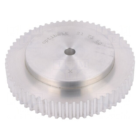 Roată Curea T5 Aluminiu 21T 94.64mm | Electronic-mag.ro | Componente Electronice