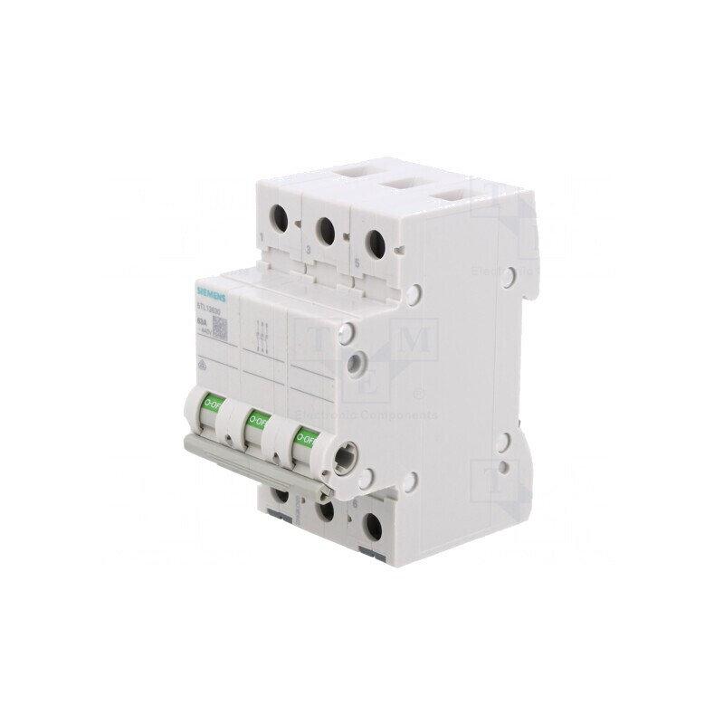 Separator-întrerupător Poli 3 pentru șină DIN 63A 400V | Electronic-mag.ro | Componente Electronice