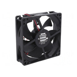 Ventilator axial DC 24V 92x92x25mm 57m3/h 22dBA cu rulment bilă | Electronic-mag.ro | Componente Electronice