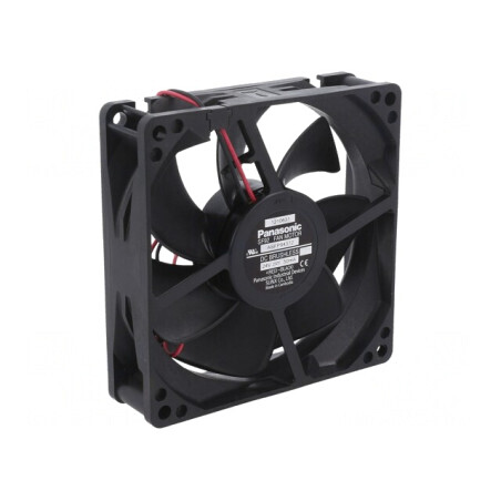 Ventilator axial DC 24V 92x92x25mm 57m3/h 22dBA cu rulment bilă | Electronic-mag.ro | Componente Electronice