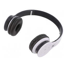 Căști Wireless cu Microfon Albe USB Micro 10m 32Ω | Electronic-mag.ro | Componente Electronice
